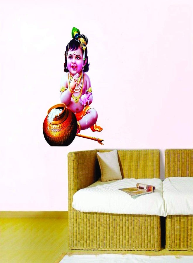 Sticker Studio BAL Krishna Wall Sticker & Decal (PVC Vinyl,Size -58 CM X 40 CM) - Image 2