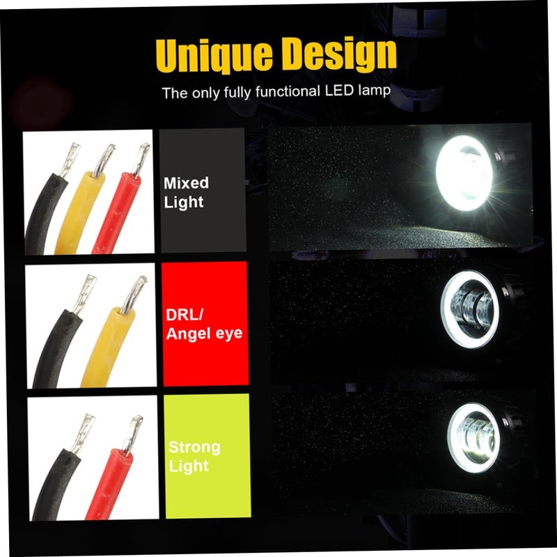30w Practical Led Motorcycle Spotlights Work Lights for Off-Road Vehicles Headlights High Brightness and Easy Installation - Image 4