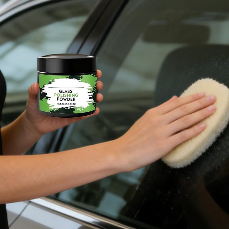 Glass Polishing Powder 100g Easy Apply For Vehicle Windshield Repair - Image 3