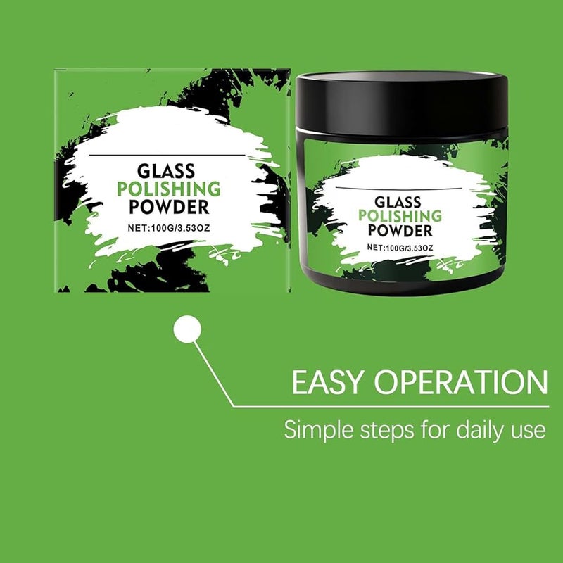 Glass Polishing Powder 100g Easy Apply For Vehicle Windshield Repair - Image 5