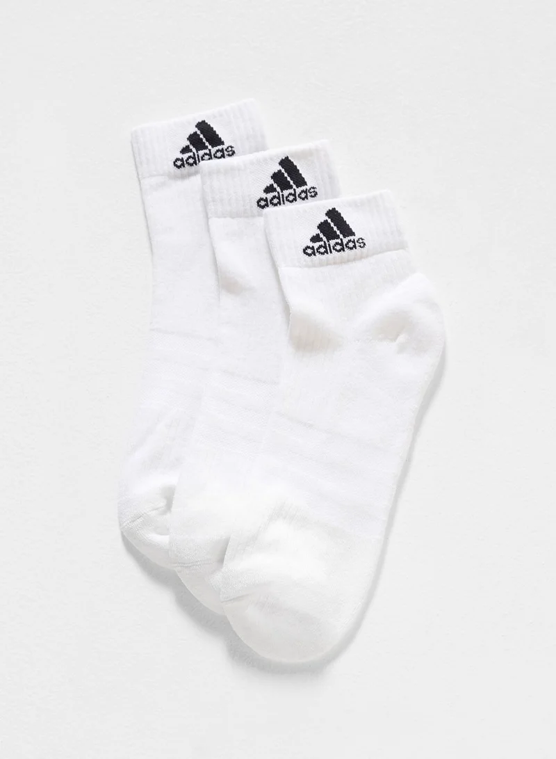 Adidas 3 Pack No Show Socks