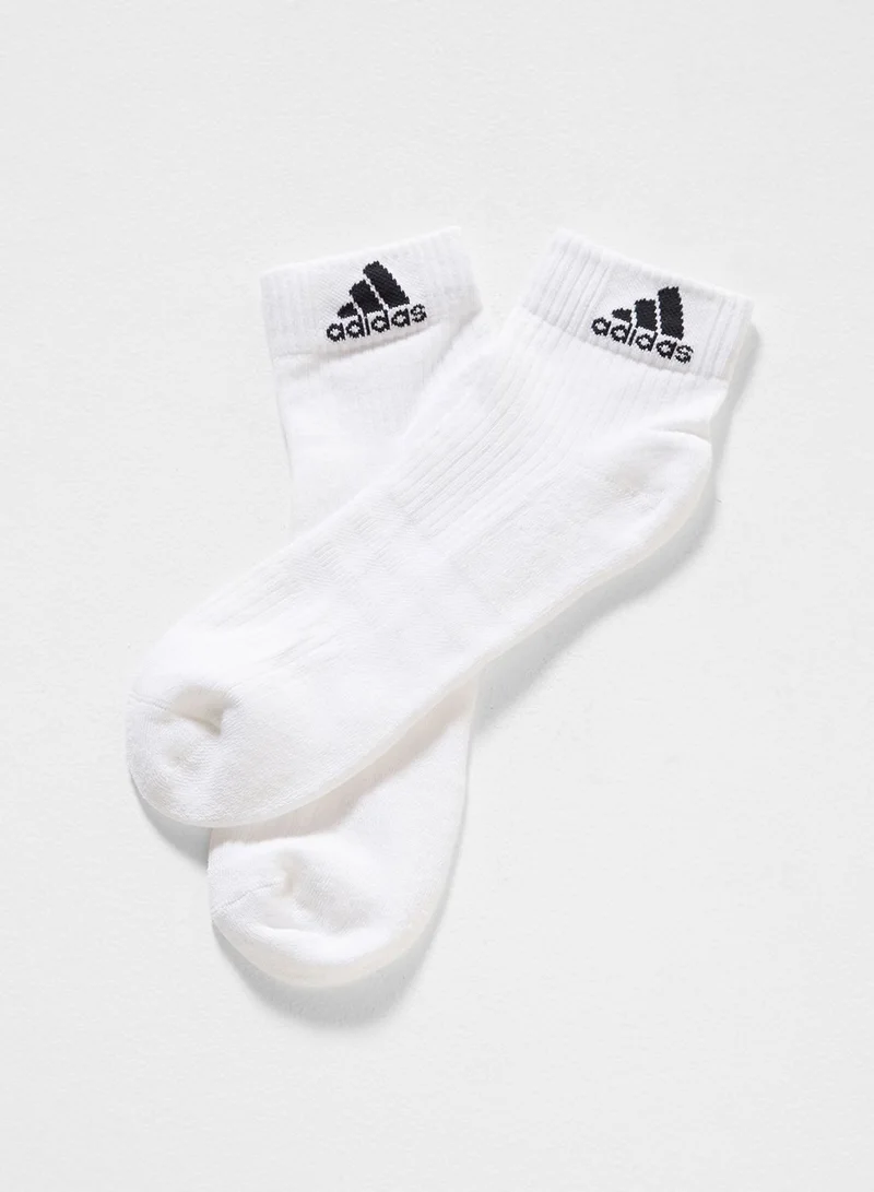 Adidas 3 Pack No Show Socks
