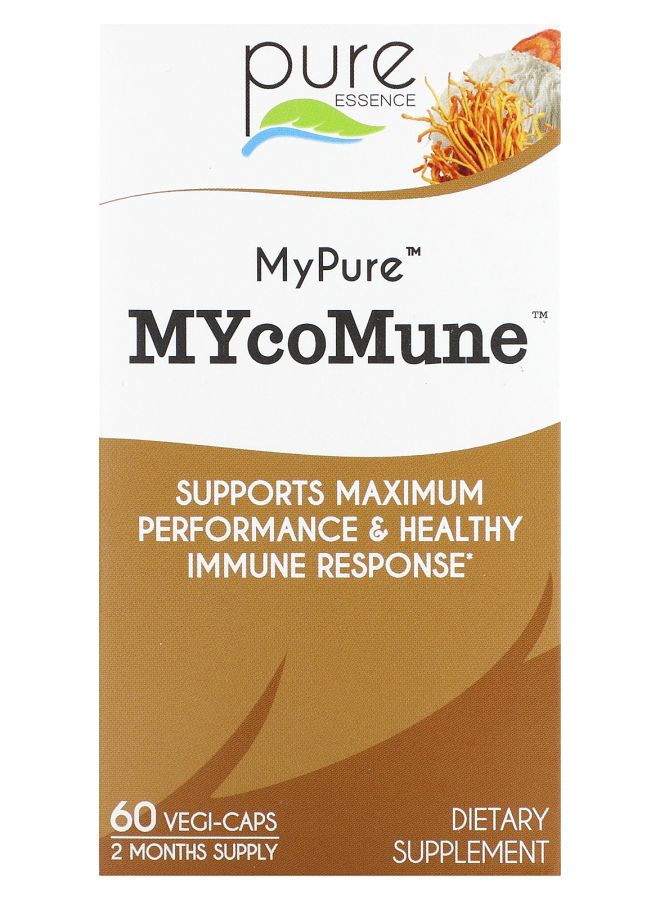 Pure Essence MyPure MYcoMUNE 60 Vegi-Caps