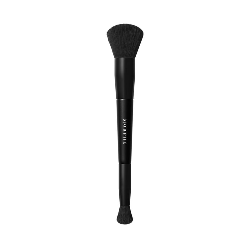 Morphe M101 Lightform DualEnded Complexion Brush 2in1 Concealer Foundation Brush Smaller Side Blends HardtoReach Areas Made with CuttingEdge Synthetic Bristles 1 Count