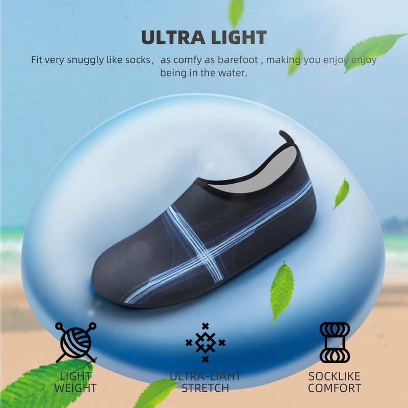 ATHMILE Water Shoes Women Men Barefoot Aqua Socks Quick-Dry for Beach Swim Pool Yoga Camping Cruise Surf Sport - Image 5