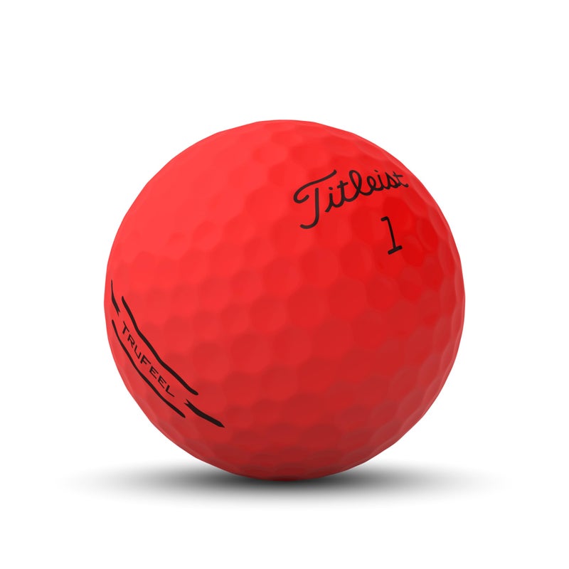 Titleist TruFeel Golf Balls, Matte Red (One Dozen) - Image 4