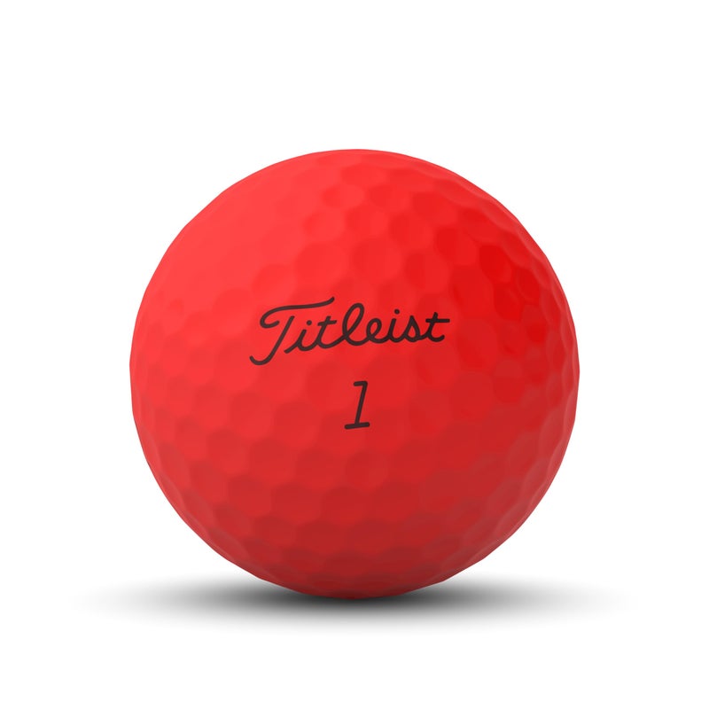 Titleist TruFeel Golf Balls, Matte Red (One Dozen) - Image 2