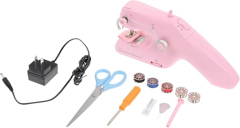 Artibetter Mini Handheld Sewing Machine Portable Electric for Home Travel Quick Repairs - Image 2