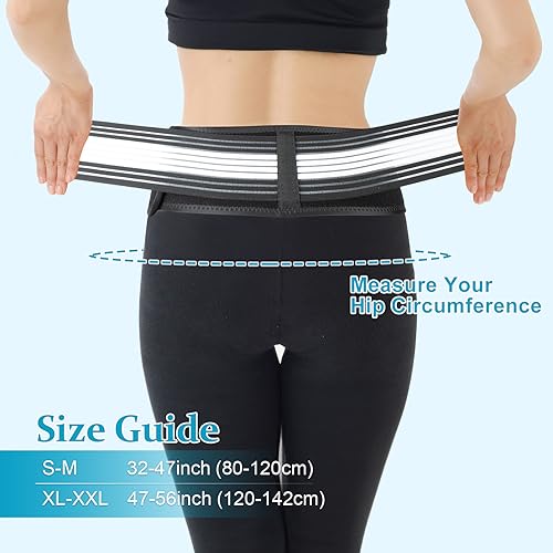 Zekeson Back Brace for Lower Back Pain, Si Belt, Sciatic Nerve, Relief for Sciatica, Hip, Spine Pain, Pelvic, Sacroiliac Belt-Breathable & Adjustable Lumbar for Women and Men - Image 3
