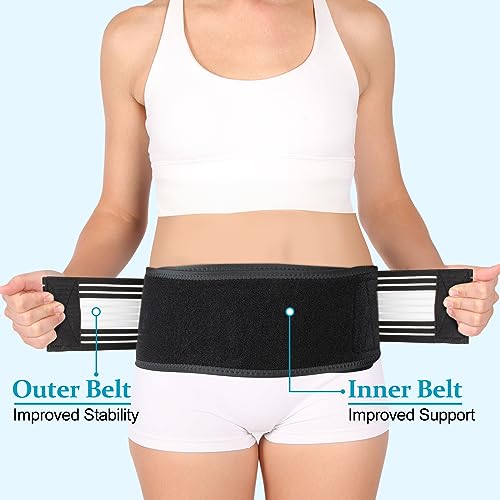 Zekeson Back Brace for Lower Back Pain, Si Belt, Sciatic Nerve, Relief for Sciatica, Hip, Spine Pain, Pelvic, Sacroiliac Belt-Breathable & Adjustable Lumbar for Women and Men - Image 2