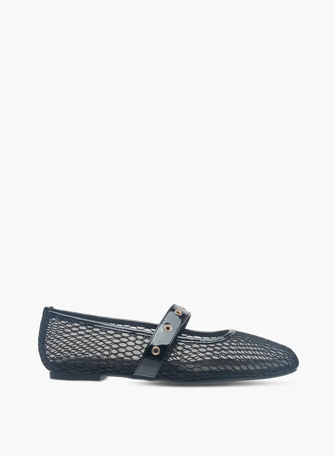 Celeste Womens Textured Slip-On Ballerina Shoes