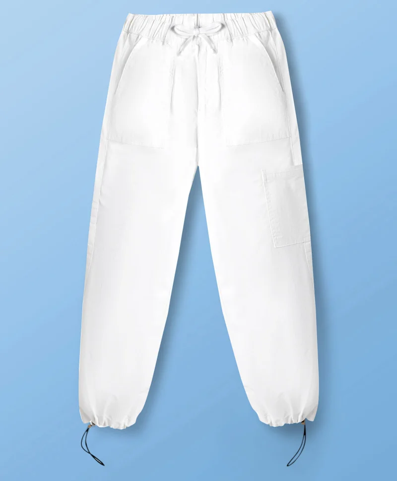 Pine Kids Pine Kids Denim Woven Solid Jeans with Pockets - White
