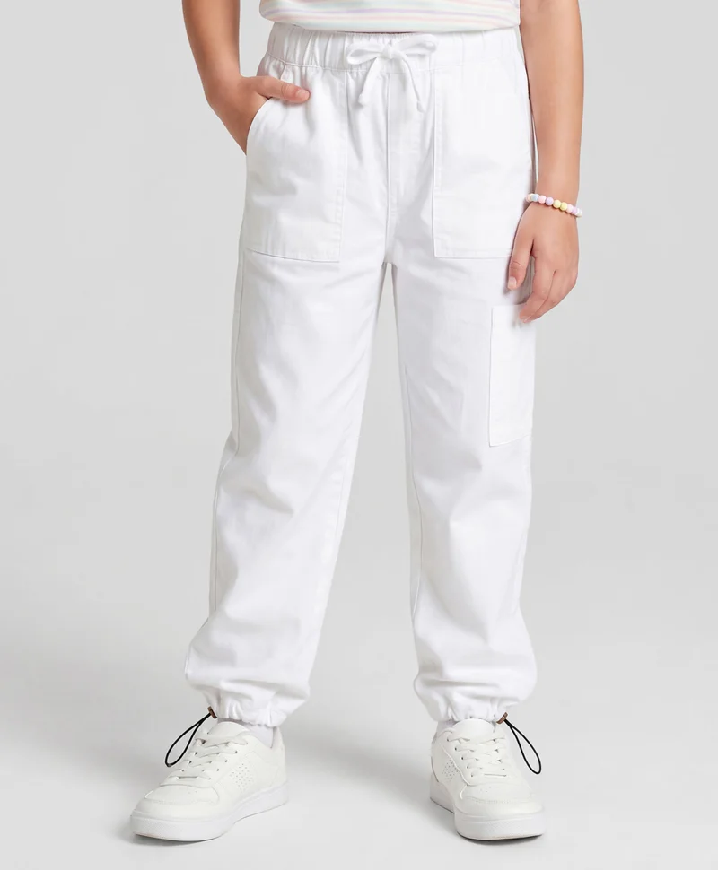 Pine Kids Pine Kids Denim Woven Solid Jeans with Pockets - White