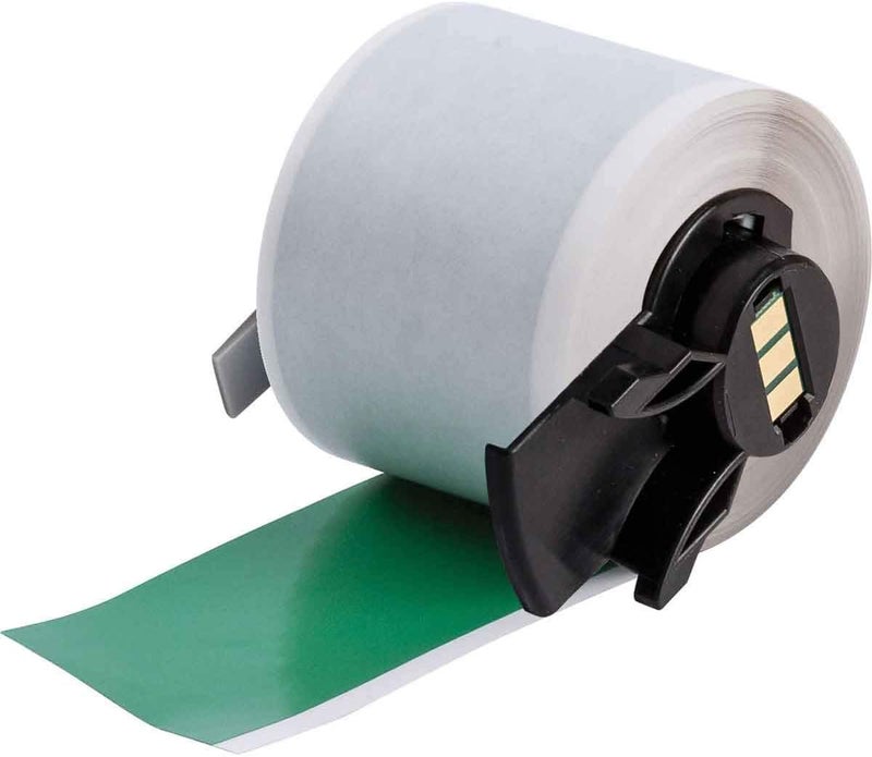 برادي Ptl-43-439-Gr Tls 2200 وTls Pc Link، عرض 1.9 بوصة × ارتفاع 50 قدمًا، فينيل دائم B-439، ملصق أخضر غير لامع - Image 1