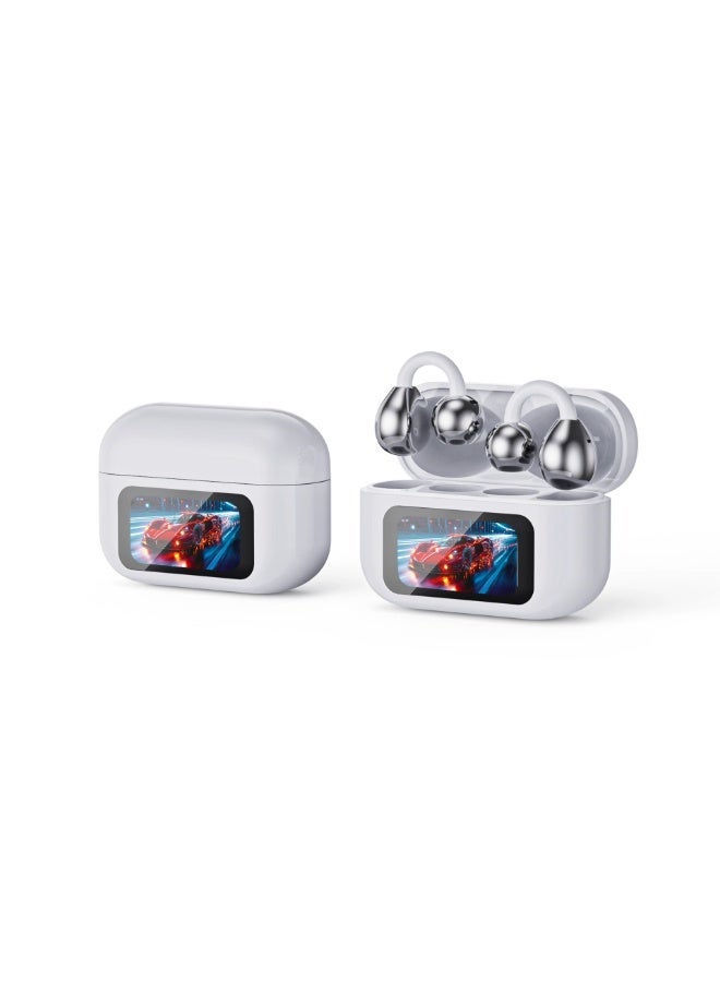 2026 Flagship True Wireless Bone Conduction Sports Earphones | Smart Touchscreen | AI Noise Cancellation | Long Battery Life | IPX8 Waterproof | Compatible with Apple Huawei etc. - Image 2