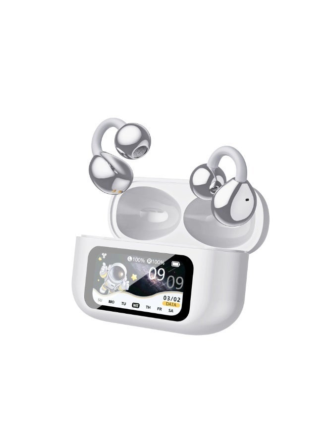 2026 Flagship True Wireless Bone Conduction Sports Earphones | Smart Touchscreen | AI Noise Cancellation | Long Battery Life | IPX8 Waterproof | Compatible with Apple Huawei etc. - Image 1