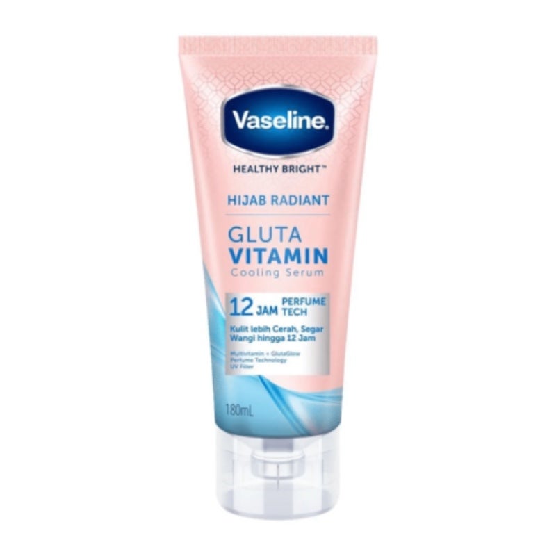 Vaseline Hijab Radiant Gluta Vitamin Cooling Serum - 180 ml