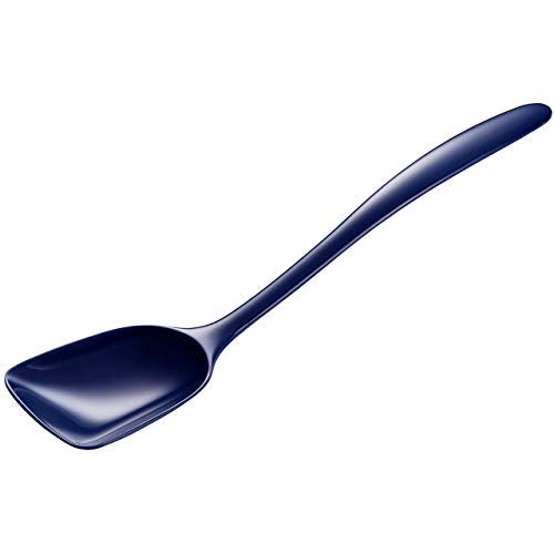 Gourmac Hutzler 11 Inch Melamine FlatFront Spoon Cobalt Blue