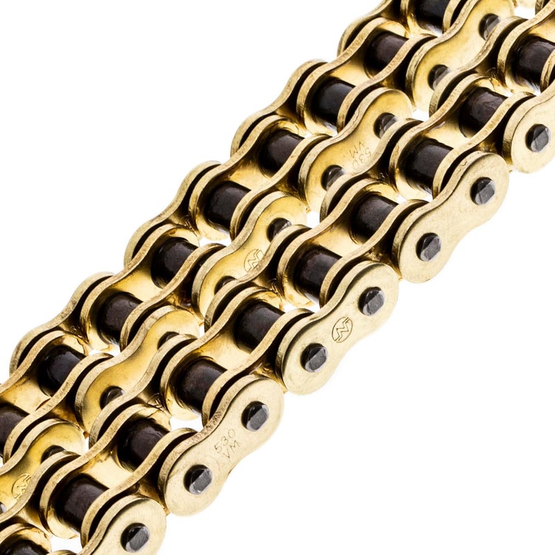 NICHE سلسلة X-Ring ذهبية 530 مع 106 حلقة ورابط رئيسي متصل - Image 5