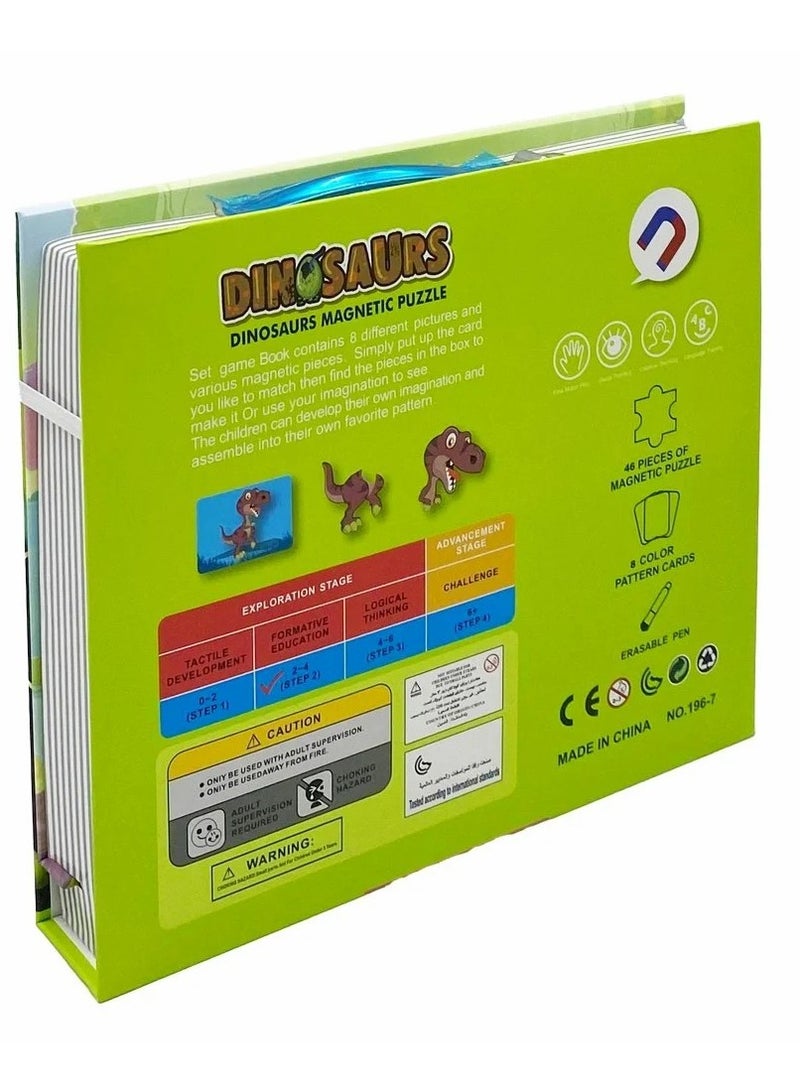 Dinosaur Puzzle Box – 46 Magnetic Pieces | Fun Educational Toy for Kids  - Image 3