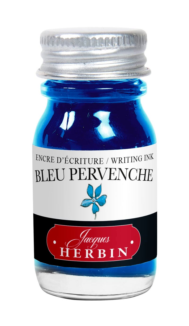 Jacques Herbin Herbin Bottled Fountain Pen Ink, 10ml - Periwinkle Blue - Image 1