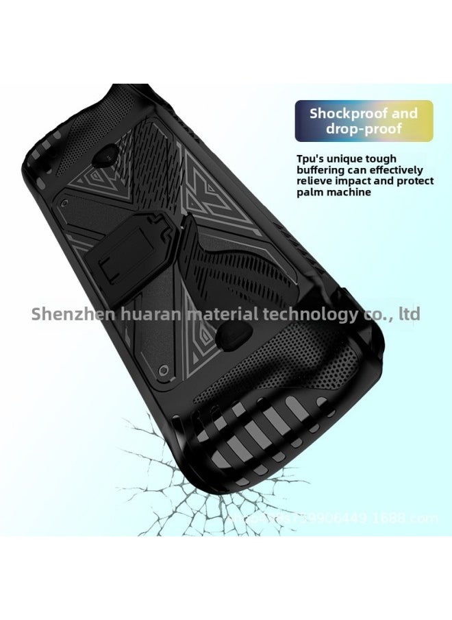 For ASUS ROG ALLY X Game Handset Protective Cover Ally X With Stand TPU Soft Rubber Protective Case-Product Color:White-Model:Rog Ally X