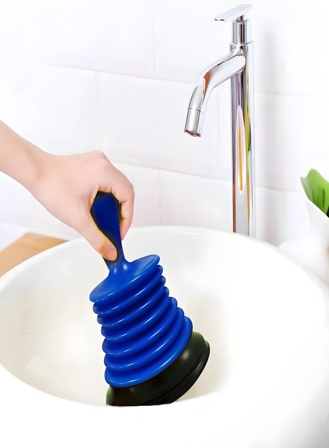 Bexter Mini Sink Plunger for Kitchen & Bathroom Drains, Powerful Bellows Clog Remover, Commercial Style Plumbing Tool for Sink, Bathtub & Shower, Compact Size, Black - Image 3