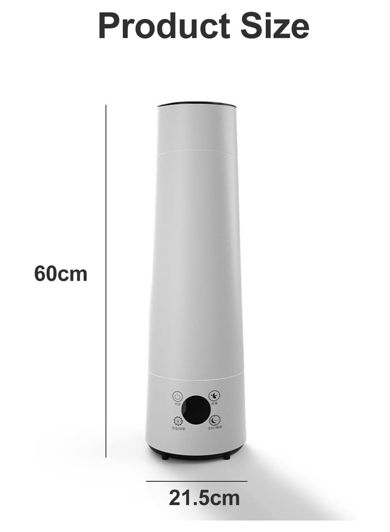 جورونب مرطبات، مرطبات قائمة لغرفة النوم وغرفة المعيشة، مرطب سعة 6 لتر مع جهاز تحكم عن بعد، رذاذ بثلاث سرعات، مرطب منزلي كامل بملء علوي للنباتات والمكتب والدفيئة التجارية - Image 5