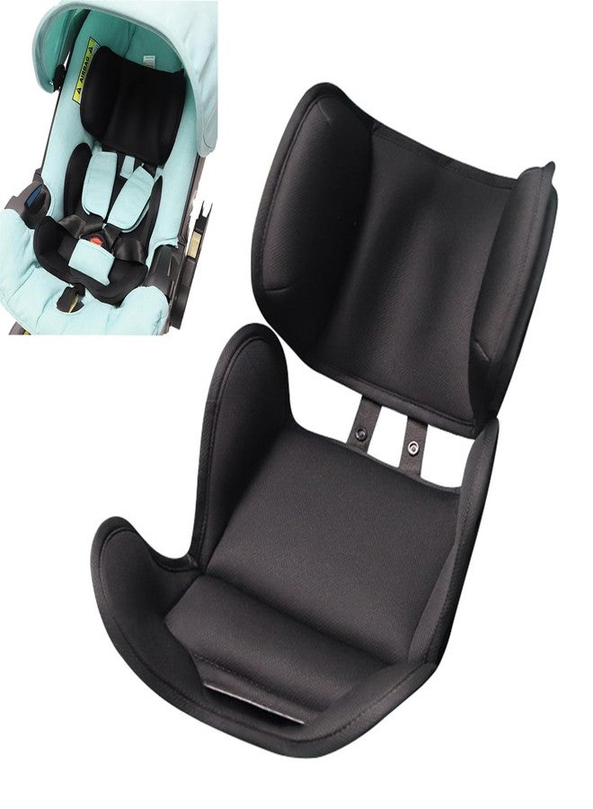 PandaEar Universal Stroller Pad, Breathable & Adjustable Car Seat Liner, Non-Slip Infant Pushchair Pad for Fits Strollers, Car Seat (Black) - Image 1
