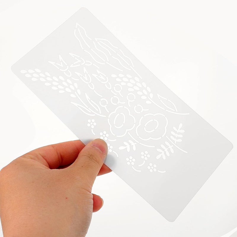 هيلفتي قالب تطريز هيلفتي للرقعة والتطريز للخياطة DIY تصميم حديقة صغيرة ملحقات الخياطة الحرفية ورقة قالب خياطة لمستلزمات اللحف - Image 4