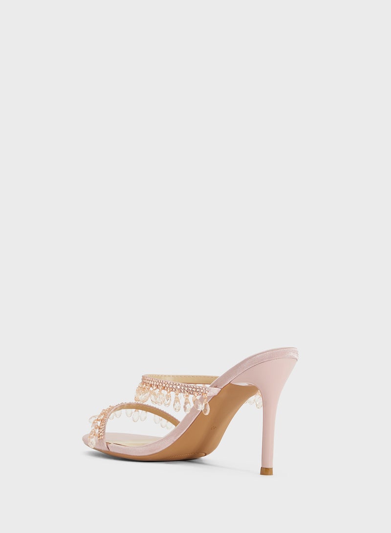 ELLA Double Strap Heeled Sandal  - Image 3