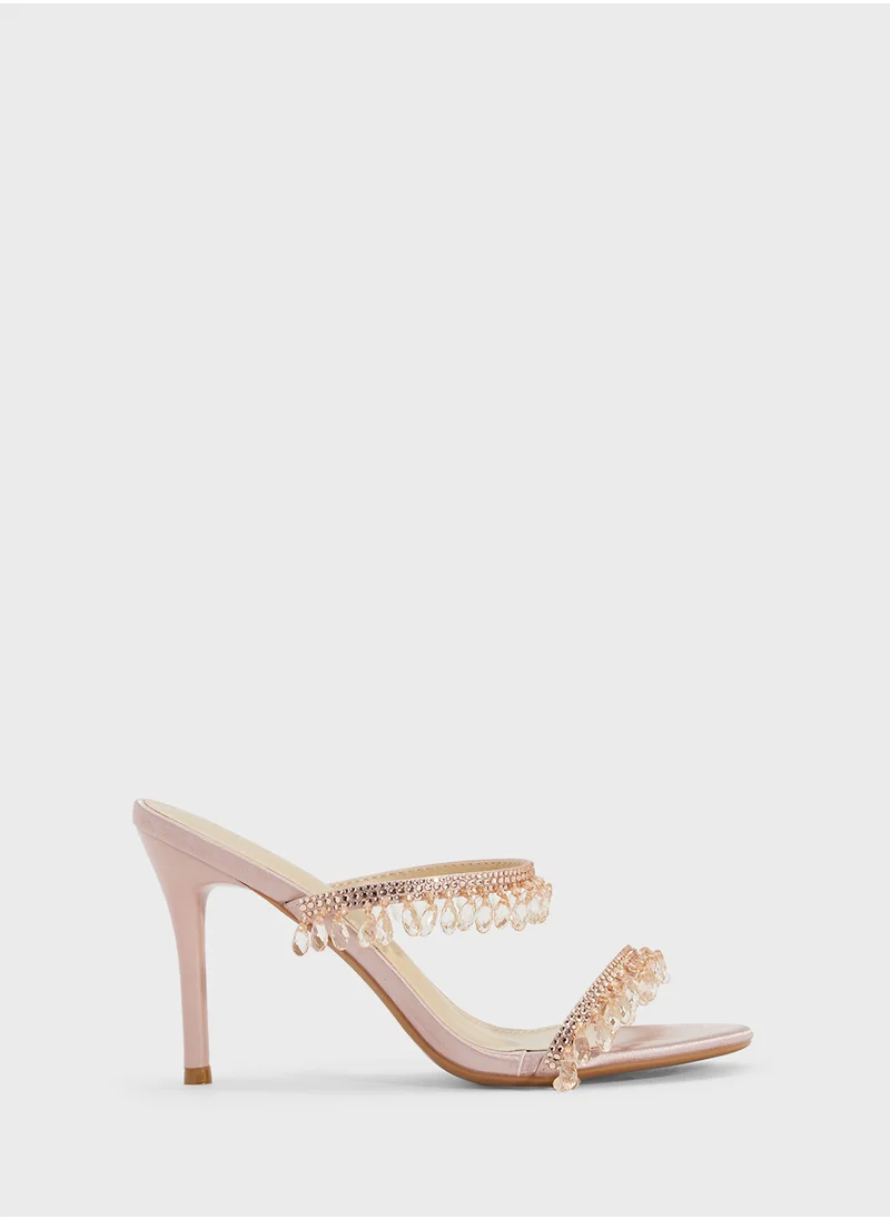 ايلا Double Strap Heeled Sandal