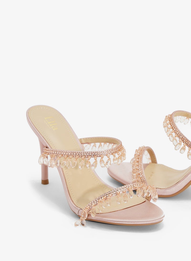 ELLA Double Strap Heeled Sandal - Image 4