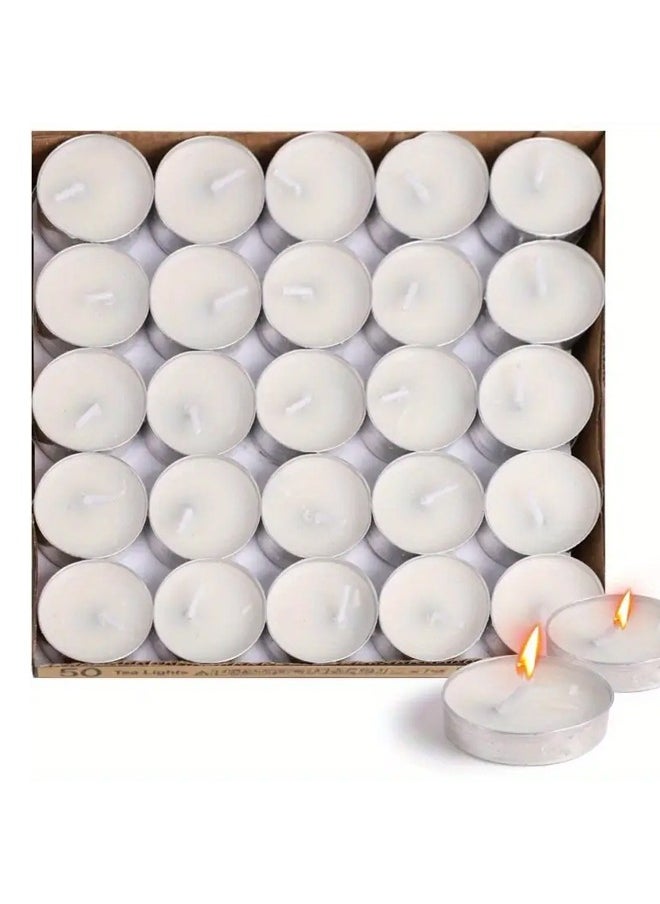 Generic 50-Piece Candle White/Silver  - Image 2