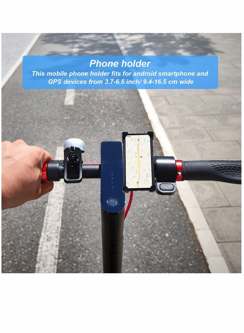 KASTWAVE Bicycle Phone Holder, Portable Hand Carrying Handle, Straps Carrying Handle, Bandage Belt Webbing, Scooter Carrying Accessories, for Xiaomi M365 Mi, for Electric Scooter, Bicycle - Image 5