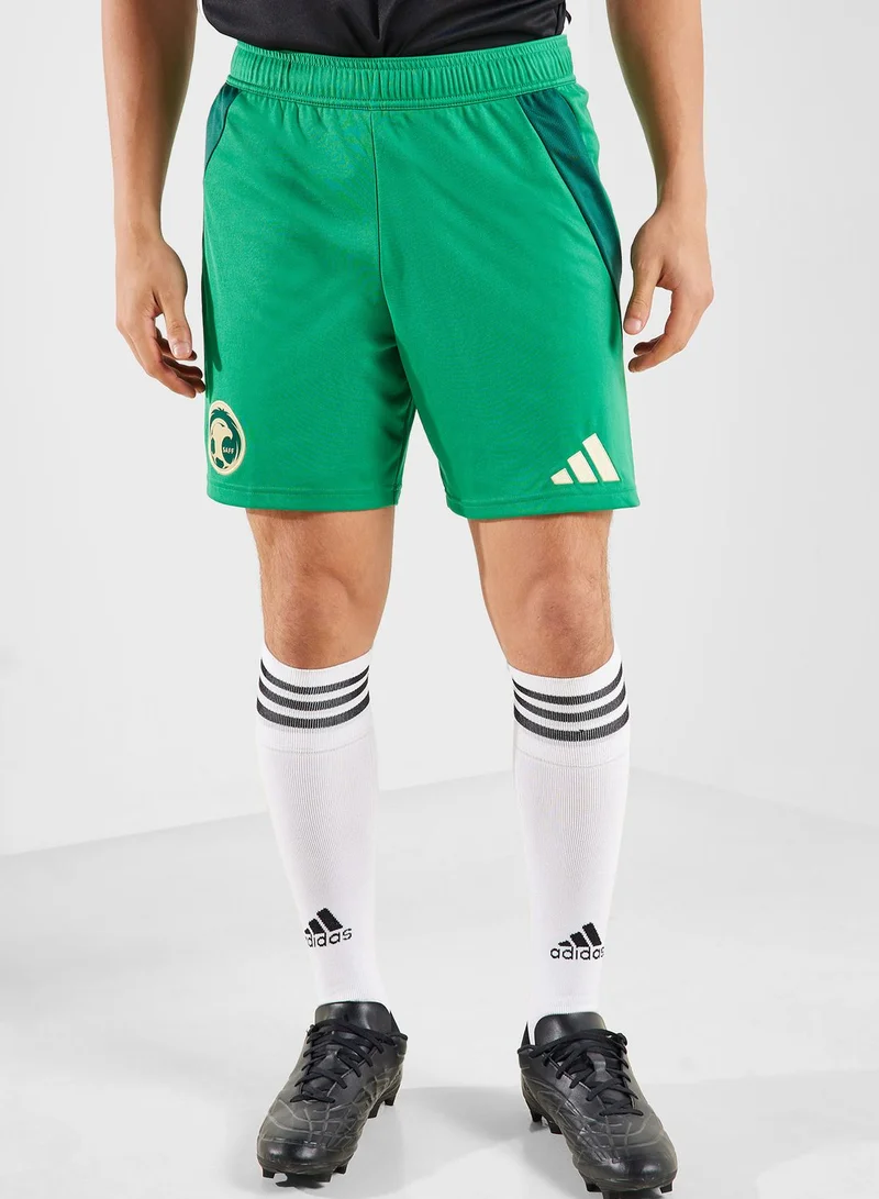 adidas شورت كرة قدم أخضر رجالي