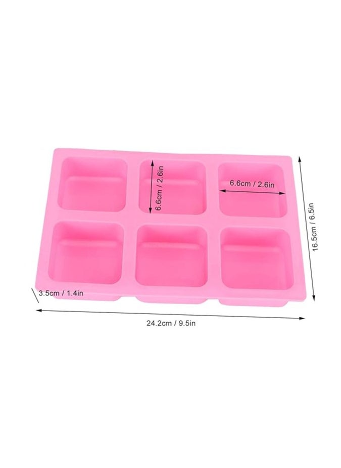 Silicone Square, Soap Chocolate Making Tool, 6‑Grid Cake Mould for Baking with Water and Boil First, Easy to, Flexible for Oven Refrigerator - pzsku/Z32BDFD0B446F22DACCDAZ/45/_/1734984819/0b386836-c352-457c-b55e-7e1323412e16