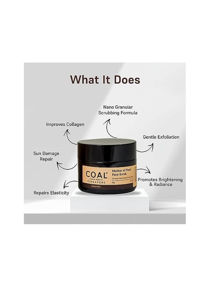 COAL CLEAN BEAUTY COAL Clean Beauty Mother of Pearl Face Scrub  - Image 5