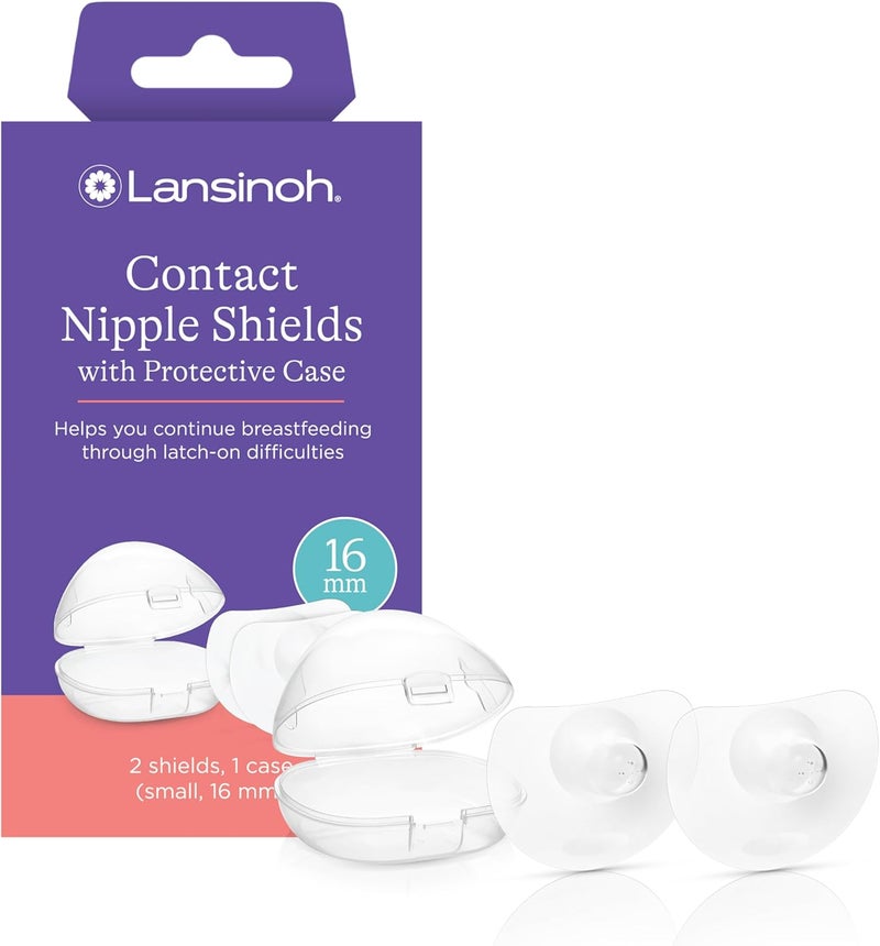 Lansinoh Contact Nipple Shields with Case - Image 1