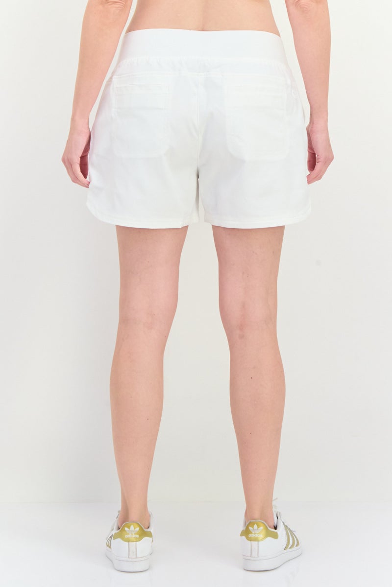 PUMA Women Sportswear Fit Outdoor Shorts, White - Image 2