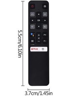 HuHa Replacement Universal Remote Control For TCL LED LCD Smart TV Black  - Image 4