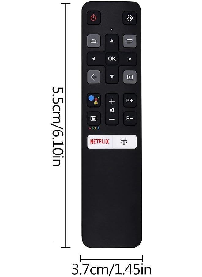 HuHa - Replacement Universal Remote Control For TCL LED LCD Smart TV Black - Image 1
