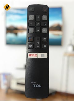 HuHa Replacement Universal Remote Control For TCL LED LCD Smart TV Black  - Image 1