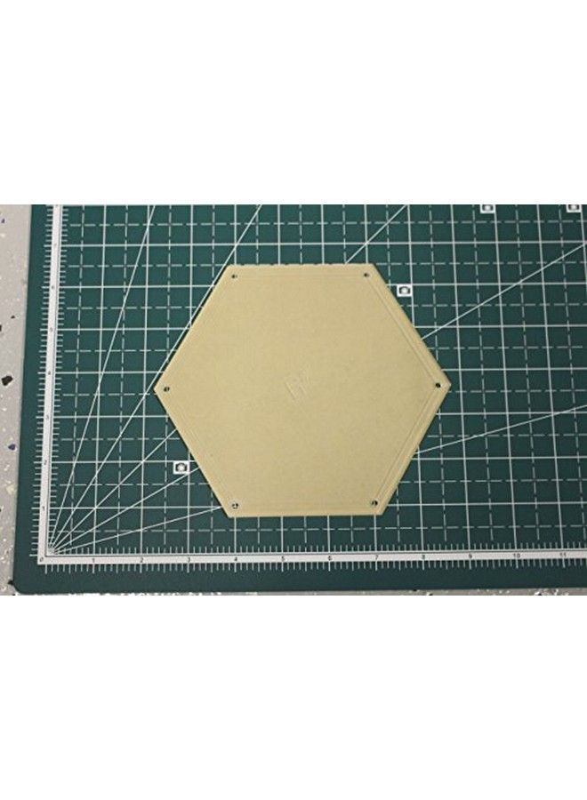 LaserThing Hexagon Quilting Template 6" With 1 4" Seam Allowance - Image 2