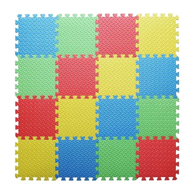 Bluejw 30*30 سم (11.8 X 11.8 بوصة)، نمط T، بلاط الفوم على شكل بانوراما للياقة البدنية، حصيرة إيفا الفوم المتشابكة لأرضيات الصالات الرياضية وحصائر لعب الأطفال - Image 4