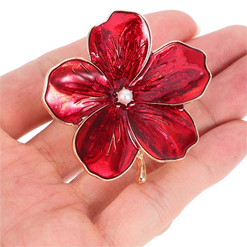 Zinc Alloy 5 Petal Flower Drawer Knob 4mm Single Hole Pull Colorful Handle For Kitchen Furniture - Image 5
