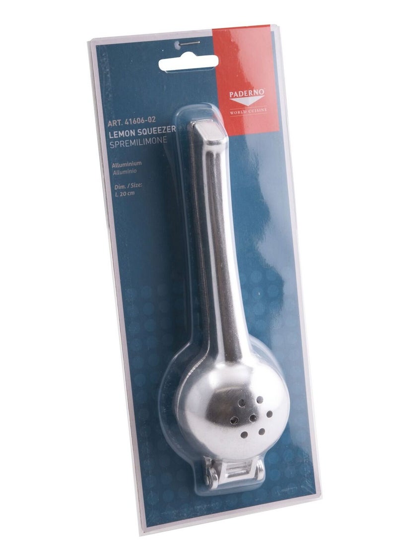 Paderno Lemon Squeezer - Polished Aluminum  - Made in Italy - Image 3