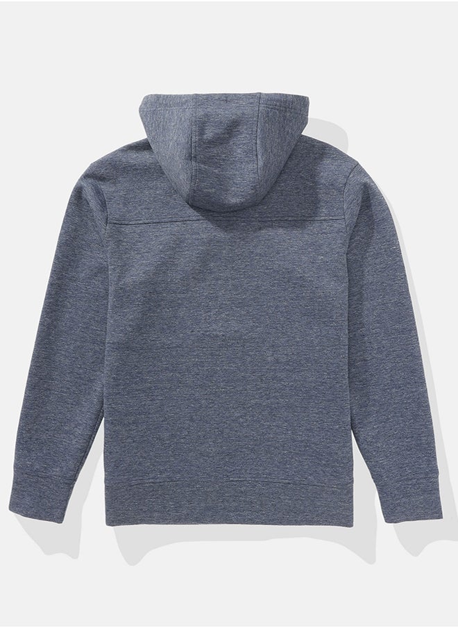American Eagle Logo Graphic Drawstring Pullover Hoodie  - Image 3