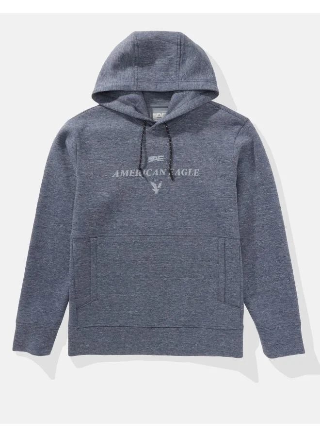 American Eagle Logo Graphic Drawstring Pullover Hoodie