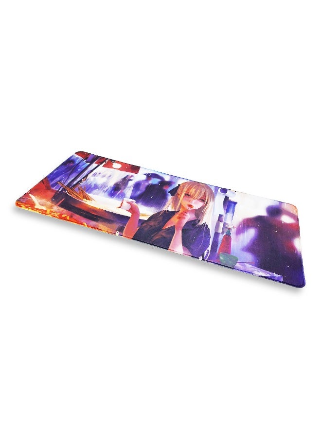 Large Extended Gaming & Office Mousepad 70cmx30cmx2mm with Non-Slip Rubber Base , Smooth Surface for Precise Control, Durable & Comfortable for Keyboard and Mouse Setup , Ideal for Gamers & Professionals - Image 3